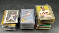 150 BASEBALL CARDS IN HARD PLASTIC SLEEVE