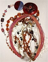 117 - LOT OF BEADED NECKLACES (C6)