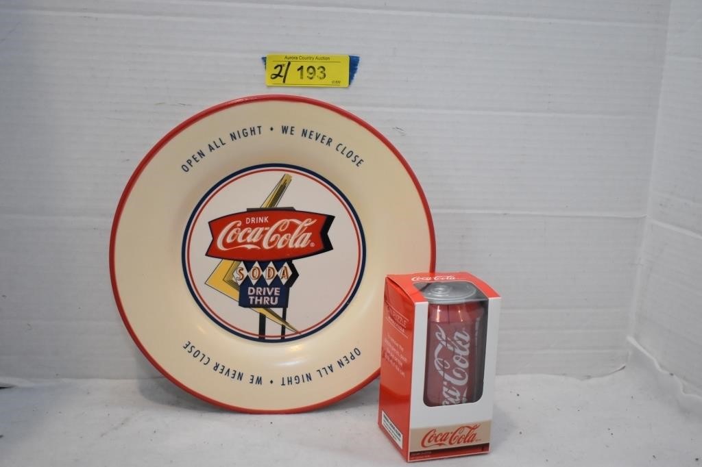 Coca Cola Can Puzzle & Coca Cola Drive Thru Plate