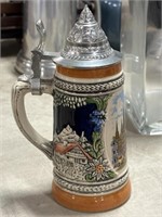 Made in Germany beer stein with lid