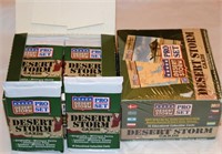 2 Boxes 1991 Pro Set Desert Storm Sealed Packs