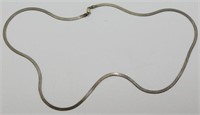 Vintage GLO Sterling Silver Herringbone Chain