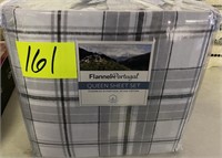 flannel portugal queen sheet set