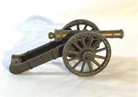 Vintage metal cannon, 7"