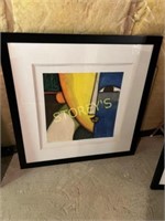 Signed Morrison Framed Abstract Art / Picture