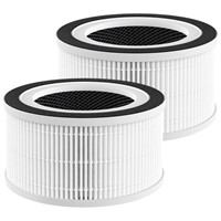 2 Pack Hepa Replacement Filter Compatible with