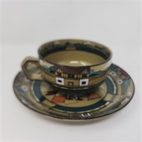 1908 Buffalo Pottery Deldare Ware Tea Cup &