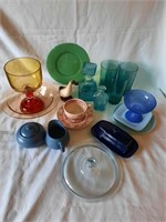 Vintage Colored Glassware**