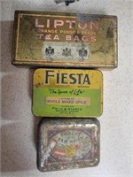 Vintage Metal Tins