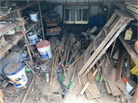 Huge Shed Lot/Table Saw/Pole Saws/Tools/Scrap