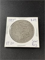1879 O Morgan silver dollar