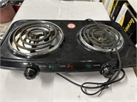 ELECTRIC 2-BURNER HOT PLATE