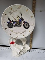 Large Harley Davidson Shelf Clock