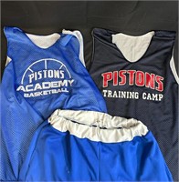 Detroit Pistons Training Camp Jerseys & Shorts (M)