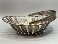 Silver Plate Sunflower Bread Basket