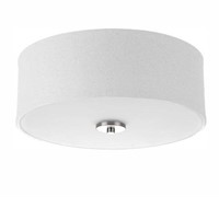 13 in. LED Drum Shade Ceiling Light