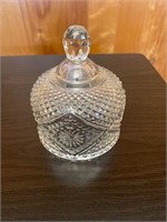 Avon Cut Crystal (2 Pieces) Butter Dish ) Top Only