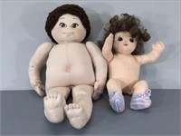 Large Handmade Soft Doll & Hand Puppet Doll