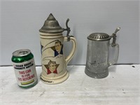 Collectable decorative steins includes 1991
