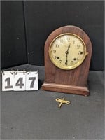 Seth Thomas Mantel Clock with Key