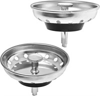 Kitchen Sink Strainer and Stopper Combo