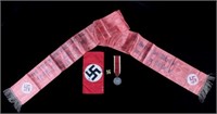 WWII Nazi German Memorabilia & Military Sash 1941