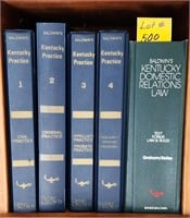 Baldwins Kentucky Practice Volumes 1-4 LAW BOOKS