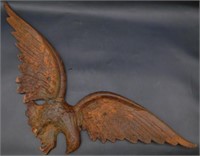 METAL EAGLE WALL HANGING VINTAGE ANTIQUE