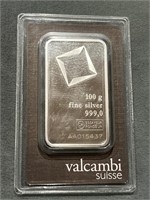 Valcambi - Large 100 Gram Silver Ingot .999 Fine