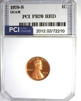 1978-S Cent PR70 DCAM RD LISTS $2850