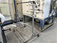 Aluminium Mobile Reel Out Stand with Rail