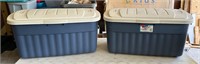 Pair of Rubbermaid Rough Totes