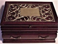 Wood Engravable Jewel Box Case