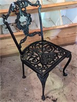 CAST IRON GARDEN CHAIR