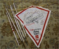 6 pcs. ca. 1980's NOS Coca Cola Kites