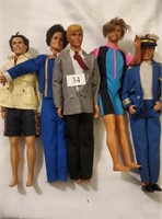 5  1968 Ken Dolls  (B8)