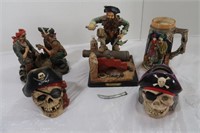 Misc Pirate Decor Lot