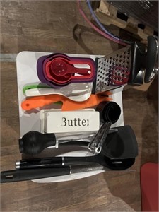 Assortment  of kitchen utensils