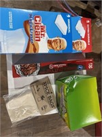 New and open kitchen supplies