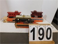 3 Lionel Train Cars In Boxes