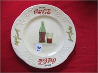 "Drink Coca-Cola Refresh Yourself" Round Plate,