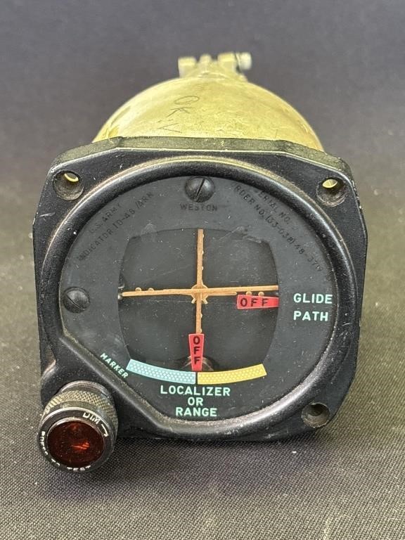 Weston Glide path localizer indicator gauge