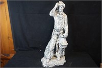 Tall Cowboy Statue