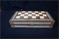 Wooden Checkers/ Backgammon