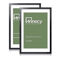 Annecy 24x36 Picture Frame Black(2 Pack), 24 x 36