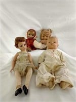 2 Stuffed Animals & 2 Dolls