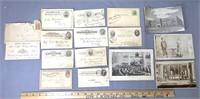 Antique Letter & Pictorial Postcards Lot See