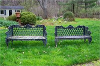 Fine Cast Aluminum Garden Benches