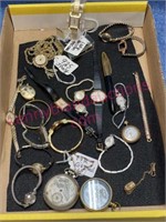 Lot #9: Vintage watches-pen -etc