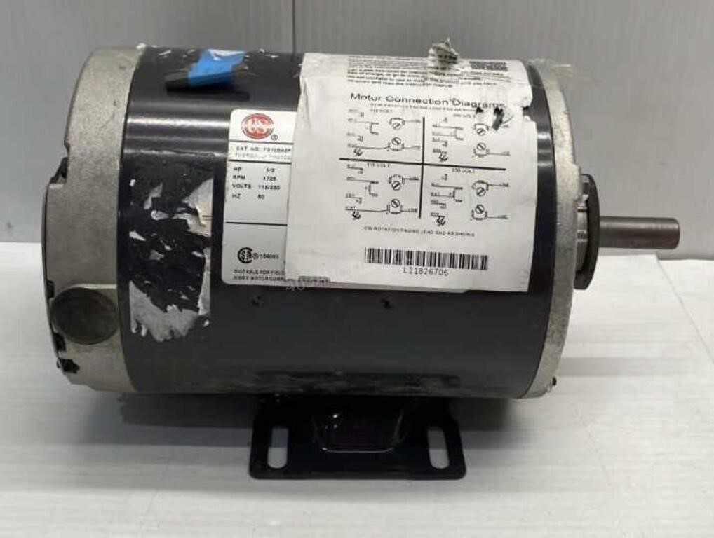 US Motors Agricultural Fan Motor - NEW